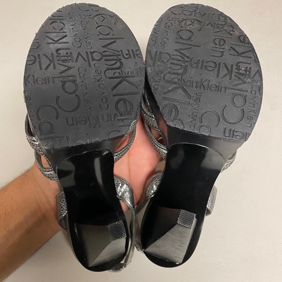 Calvin Klein Strappy Sandal Heels - Picture 3 of 3